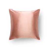 Taie d'Oreiller en Soie 65 x 65 cm Bois de Rose, Emily's Pillow