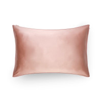 Taie d'Oreiller en Soie 51 x 76 cm Bois de Rose, Emily's Pillow