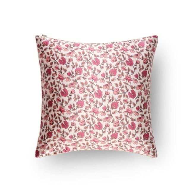 Taie d'Oreiller en Soie 65 x 65 cm Fleuri, Emily's Pillow