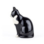 Petit vase Chat Blanc et Noir, Quail Ceramics UK