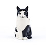 Petit vase Chat Blanc et Noir, Quail Ceramics UK
