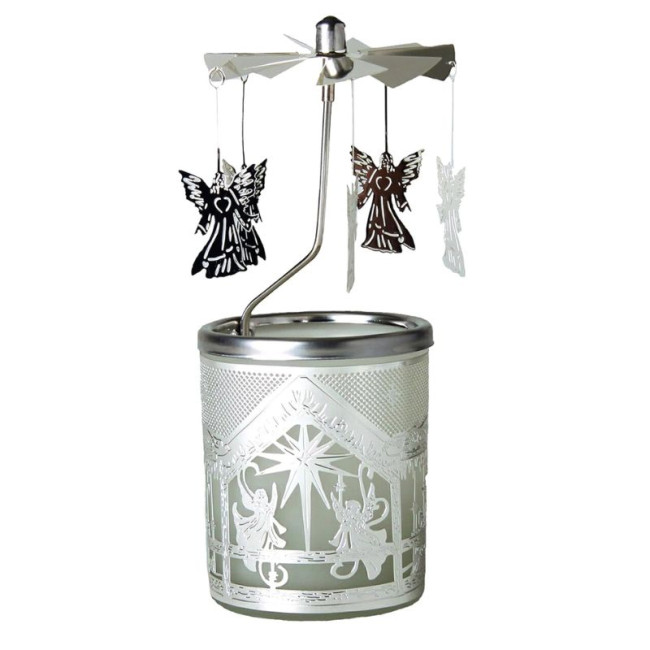 Carrousel à hélices Crèche de Noël, Kerzenfarm