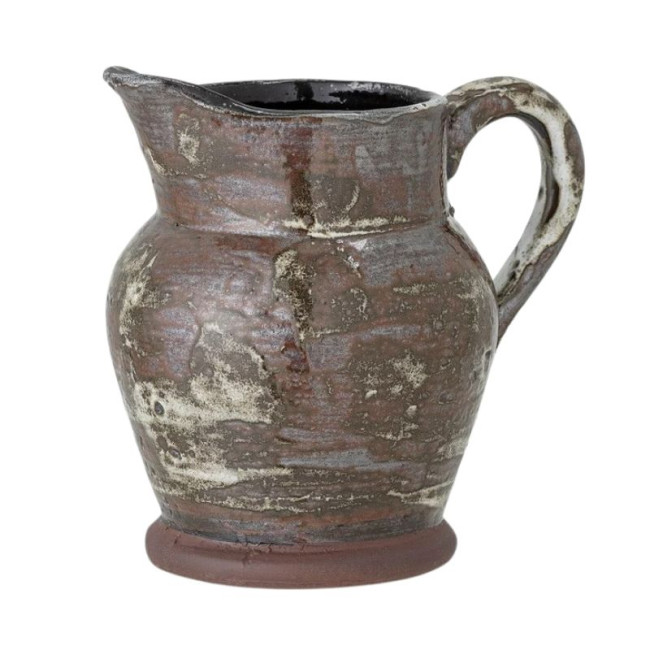 Pichet Calla en grès brun, Bloomingville