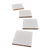 Set 4 dessous de verre carrés Madras, Be Home