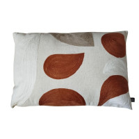 Coussin 40 x 60 cm ÉCLIPSE Brun, Sud Etoffe
