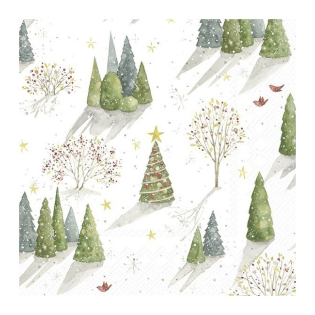 Serviettes en papier Decorated Tree, Ihr