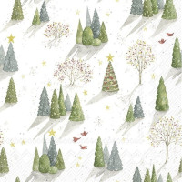 Serviettes en papier Decorated Tree, Ihr