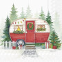 Serviettes en papier Festive Camper, Ihr