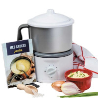 Saucier Électrique Blanc et Gris 650 W  1L, Sweet Alice