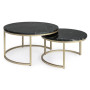 Set de 2 Tables Basses Prescott, Bizzotto