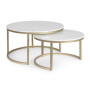 Set de 2 Tables Basses Phoenix, Bizzotto