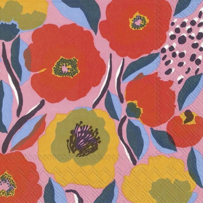 Serviettes en papier Rosarium Rose, Ihr