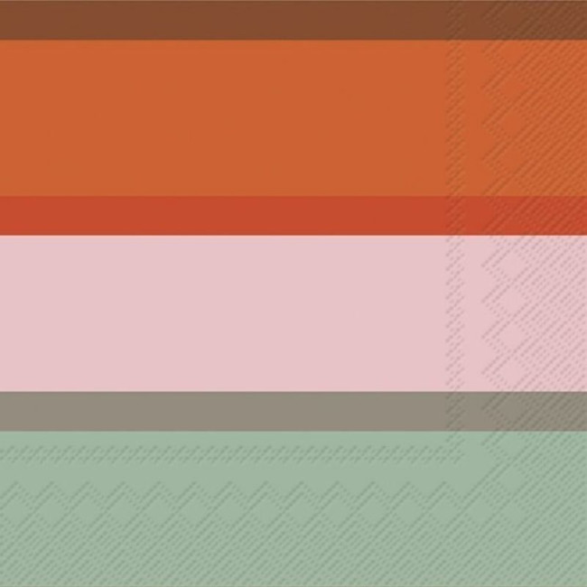 Serviettes en papier Hennika Orange, Ihr