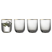 Coffret 4 gobelets Palermo Gold, Lyngby Glas