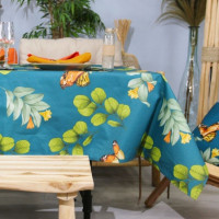 Nappe enduite Océan Papillon, Sud Etoffe