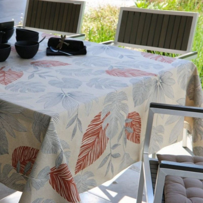 Nappe enduite Bornéo Bois de Rose, Sud Etoffe