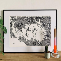 Affiche Golfe du Morbihan, Les Petits Plans