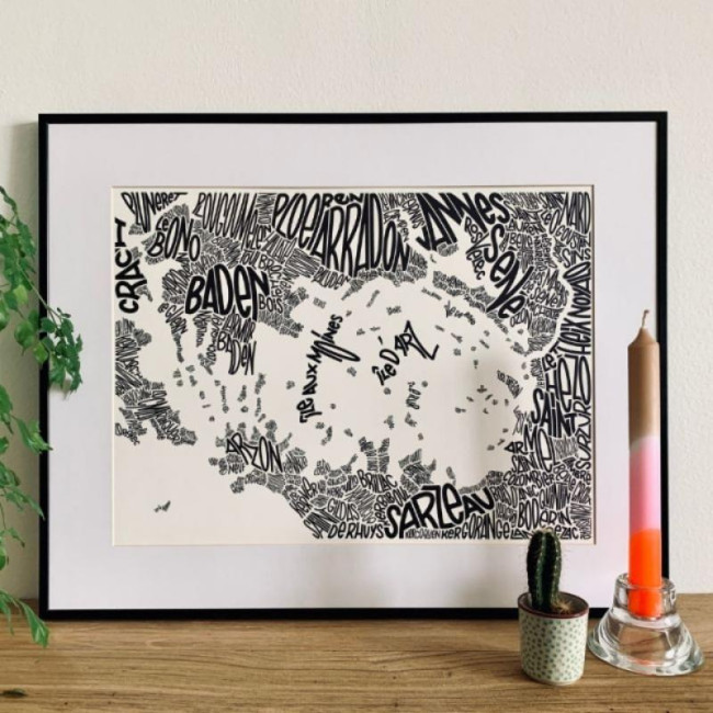 Affiche Golfe du Morbihan, Les Petits Plans