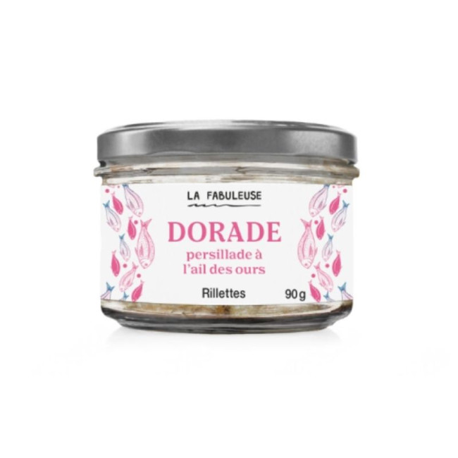 Rillettes de Dorade Persillade à l'ail des ours, Conserverie La Fabuleuse
