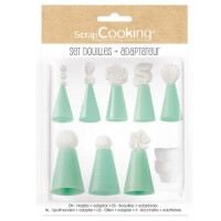 Set douilles en plastique et adaptateur, ScrapCooking