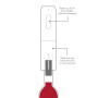 Tire-bouchon Électrique Rechargeable avec Coupe-capsule, Vacu Vin