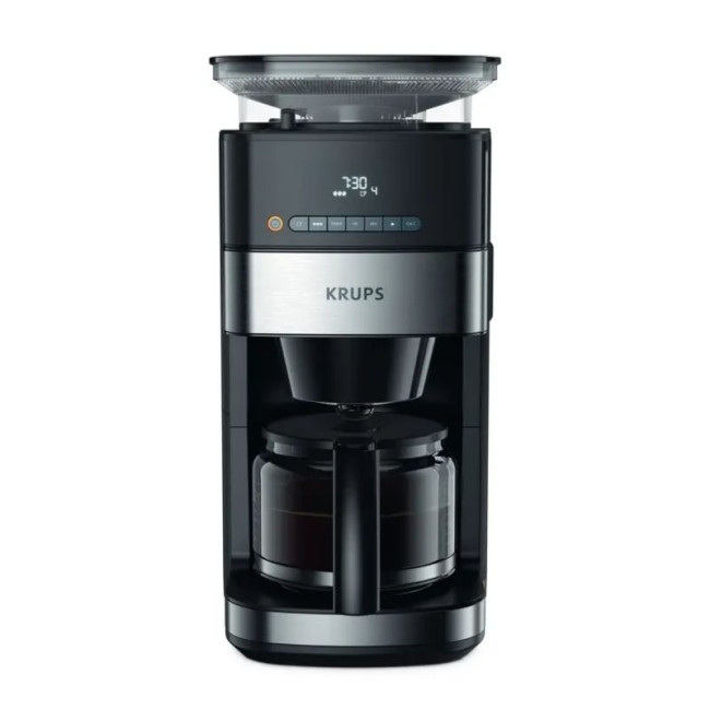 Cafetière Filtre Programmable, Broyeur à Grains Intégré Grind Aroma, KRUPS