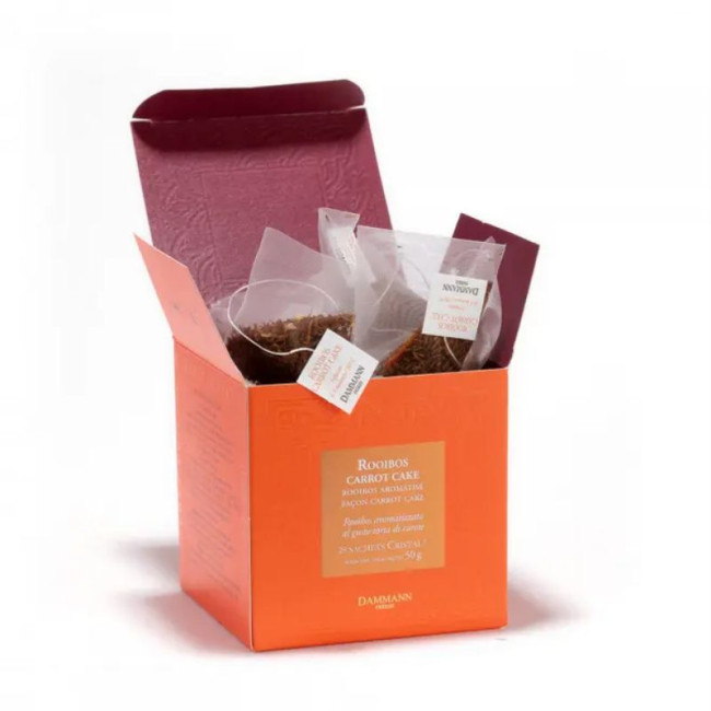 Rooibos Carrot Cake en sachets, Dammann Frères