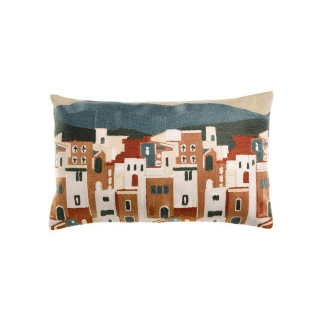 Coussin brodé Elie Multico, Vivaraise