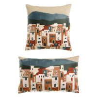 Coussin brodé Elie Multico, Vivaraise