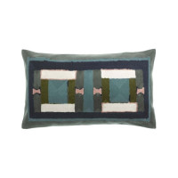 Coussin Brodé Taho 30 x 50 cm, Vivaraise