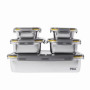 Set Batch Cooking - 5 Boîtes Alimentaires en Inox PIKA, Warmcook