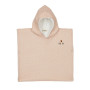 Poncho 3/6 ans en Gaze de coton Coeurs Beige, Atelier Wagram