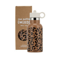 Gourde en acier inoxydable Léopard Caramel, Atelier Wagram