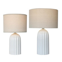 Lampe Céramique Blanc, Emdé