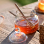 Pot à Miel en verre avec cuillère 300 ml, Andrea House