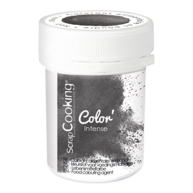 Colorant artificiel en poudre Noir, ScrapCooking