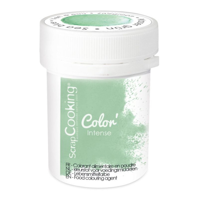 Colorant artificiel en poudre Vert d'eau, ScrapCooking