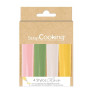 4 stylos goût choco rose, vert, jaune, blanc, ScrapCooking