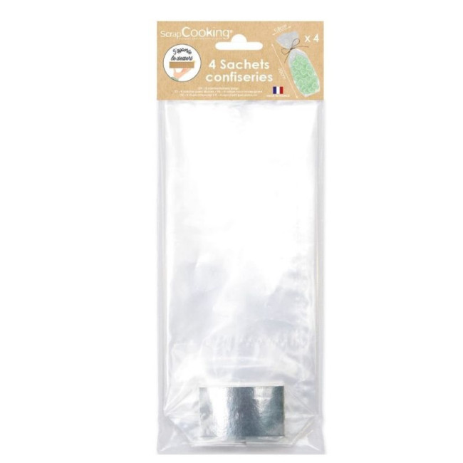 4 Sachets confiseries , ScrapCooking