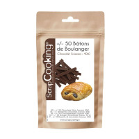 Bâtons boulanger pour pains au chocolat 40% cacao, ScrapCooking