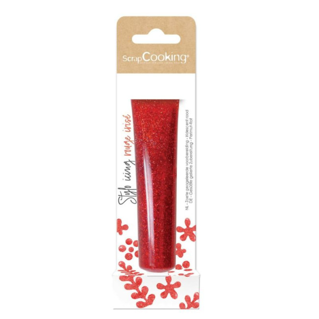 Icing Stylo Rouge Irisé, ScrapCooking