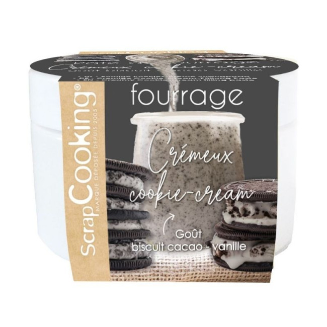 Pâte de Fourrage crémeuse Cookie & Cream, ScrapCooking