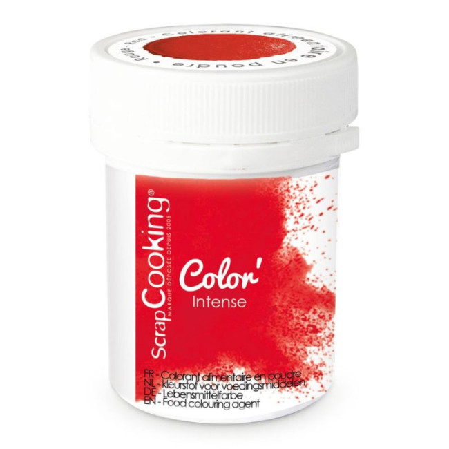 Colorant artificiel en poudre Rouge, ScrapCooking
