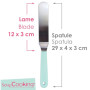 Spatule coudée inox, ScrapCooking