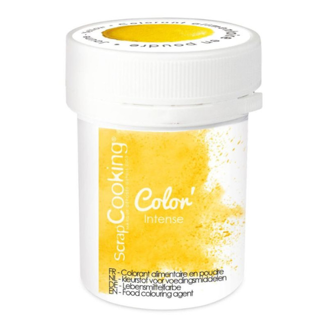 Colorant artificiel en poudre Jaune, ScrapCooking