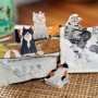4 Pinces Sachet Kitty, Kikkerland