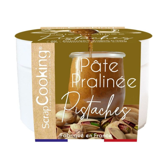 Pâte de praliné pistaches, ScrapCooking