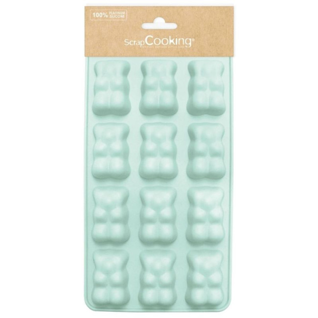 Moule silicone Ourson chocolats/bonbons, ScrapCooking