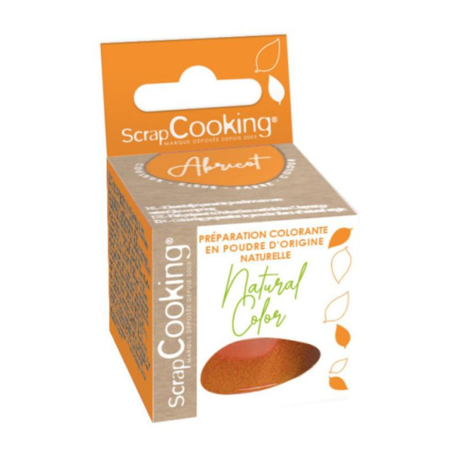 Colorant alimentaire naturel orange Abricot, ScrapCooking