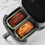 Lot de 2 Plats en verre rectangulaires pour Airfryer, Lékué